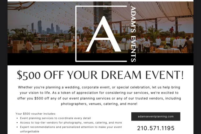 Adam's Event Planning Quinceanera