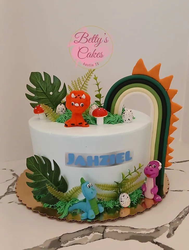 dinosaur birthday cake