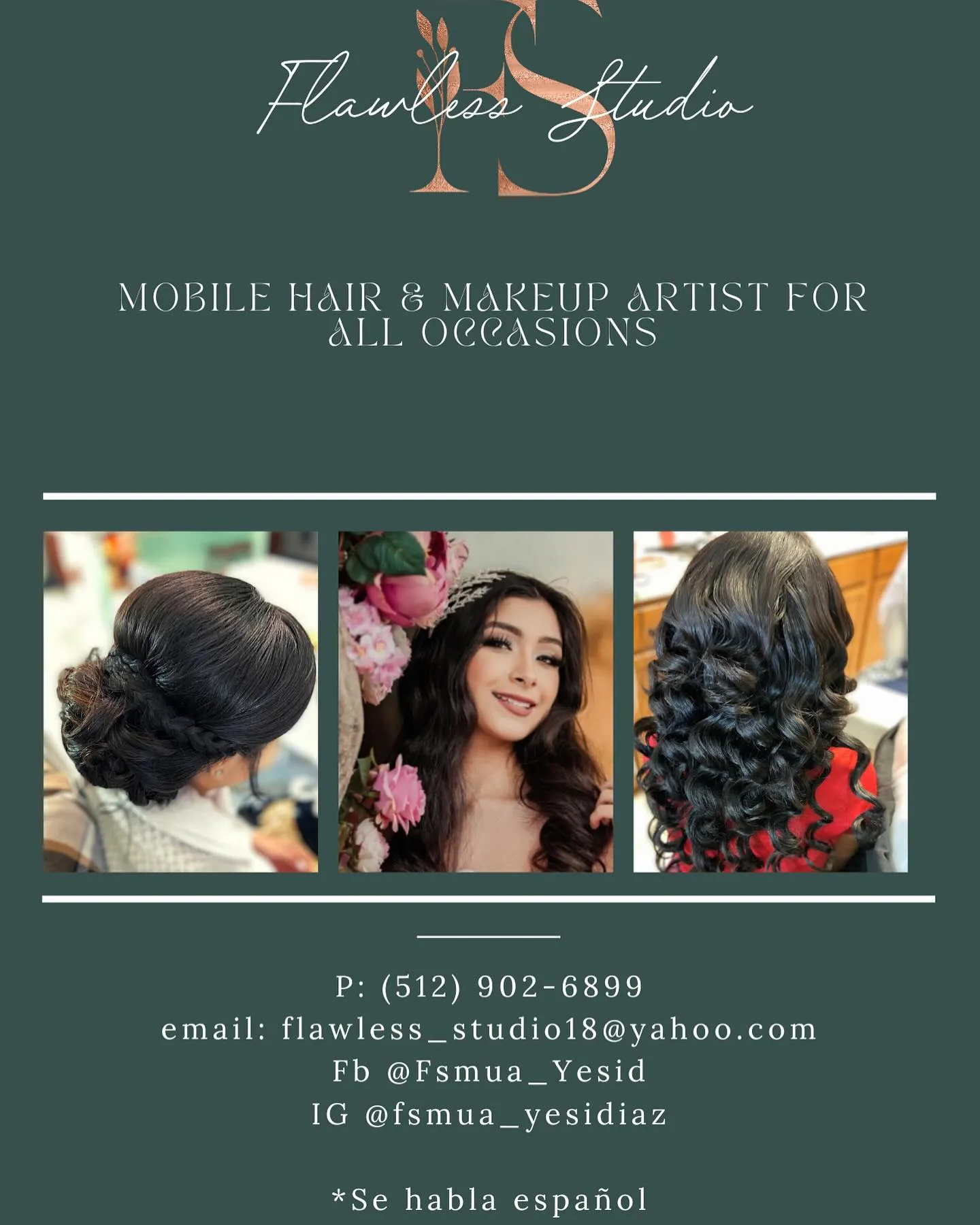 flawless studio mobile makeup and hair artist austin tx