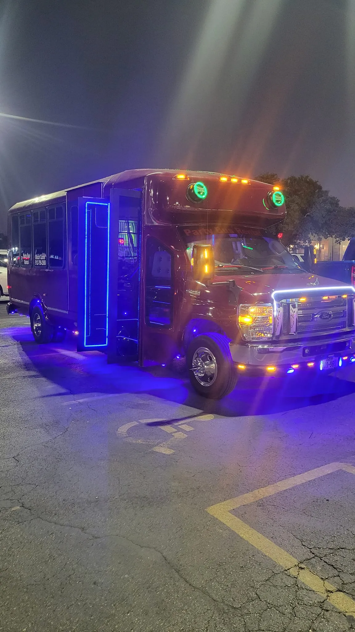 Quinceañera Party Bus